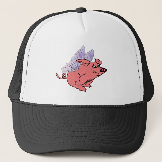 Casquette Les porcs voleront (Devant)
