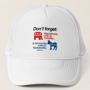 CASQUETTE LES RÉPUBLICAINS VOTENT MARDI