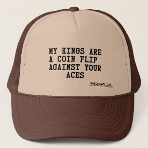Casquette les rois sont secousse de pièce de monnaie contre
