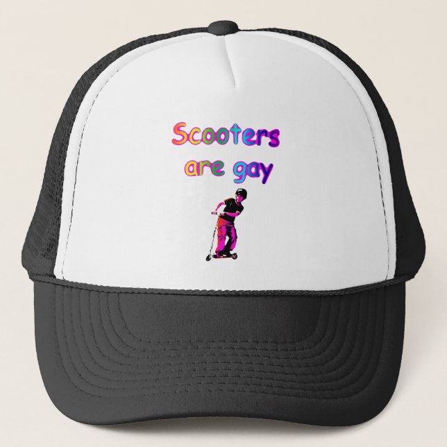 Casquette Les scooters sont gais (Devant)