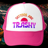 Les tatouages sont trashy - Typographie de l'arc-e