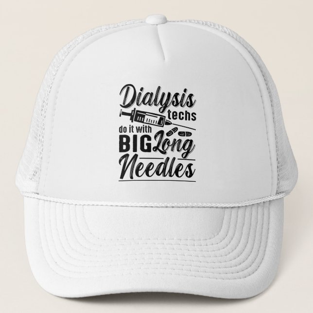 Casquette Les Techniciens Dialyse Le Font Avec De Gros Aigui (Devant)
