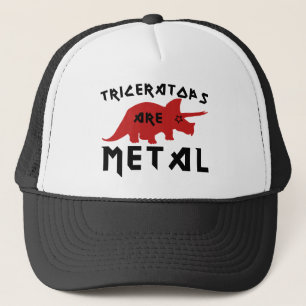 Casquette Les tricératops sont métalliques