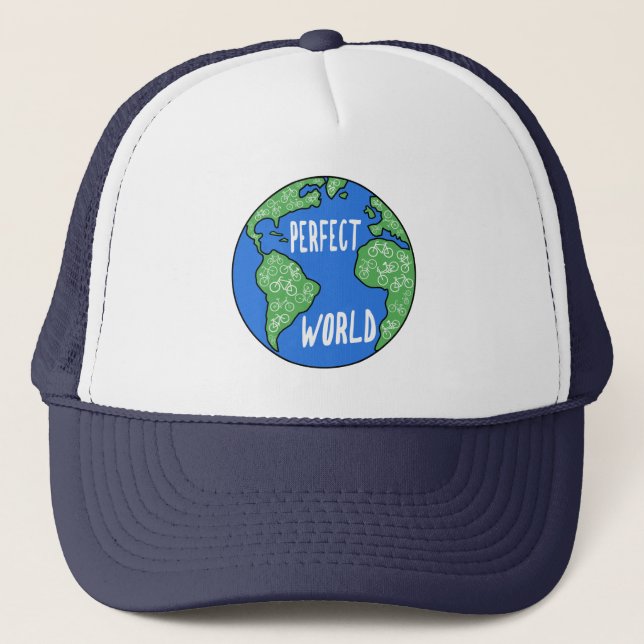 Casquette Les Vélos Font Un Monde Parfait (Devant)