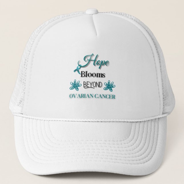 CASQUETTE L'ESPOIR BLOUE AU-DELÀ DE LA CONSCIENCE OVARIENNE  (Devant)