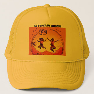 Casquette L'espoir fleurit dans le sourire, la joie et la du