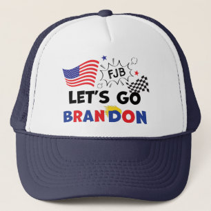 Casquette LETS GO BRANDON with Trump Hair
