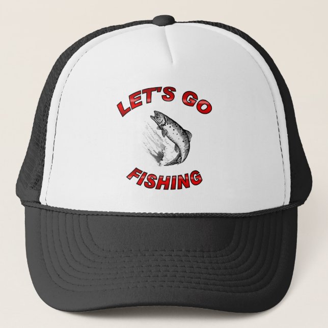 Casquette Lets vont pêcher (Devant)