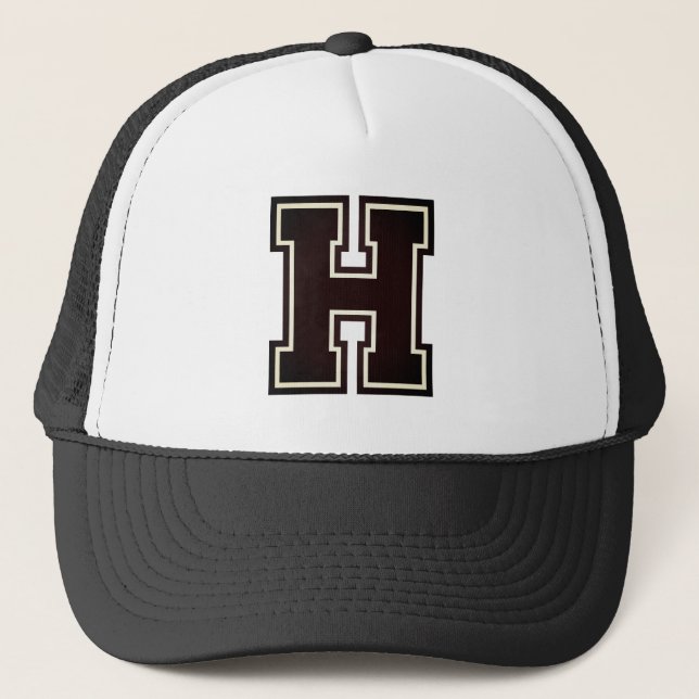 Casquette LETTRE CLASSIQUE chapeau de camion "H" (Devant)