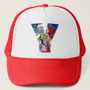 CASQUETTE LETTRE DE NOËL Y / PÈRE NOËL AVEC MONOGRAM DE VIOL