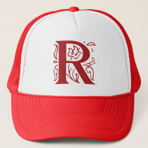 Casquette Lettre fantaisie R
