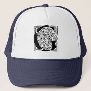 Casquette LETTRE G Vintage Céleste Knot Monogramme