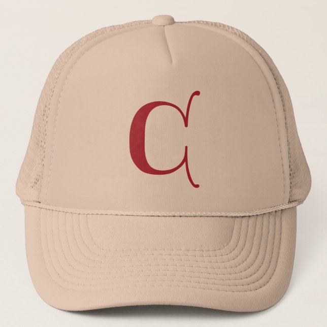Casquette Lettre gothique C (Devant)