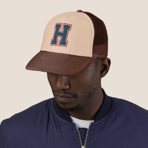 Casquette Lettre "H" Chapeau de camion monogramme