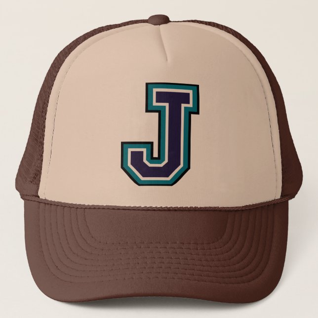 Casquette Lettre "J" Monogramme (Devant)