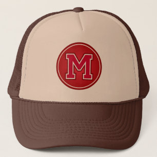 Casquette Lettre rouge "M"