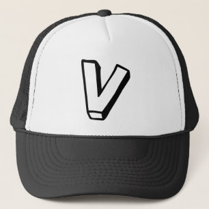 Casquette Lettre V