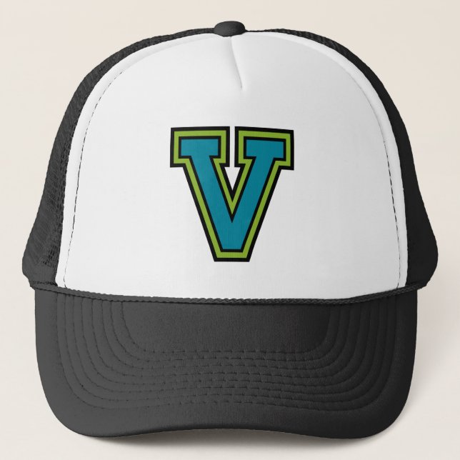 Casquette Lettre "V" Monogramme (Devant)