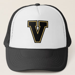 Casquette Lettre "V" monogramme Chapeau de camion