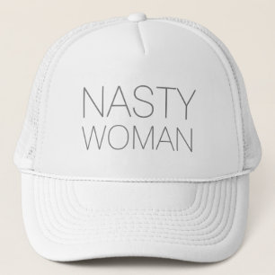 Casquette lettres grises "femme méchante" -