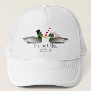 Casquette Leurres de canard de jeunes mariés