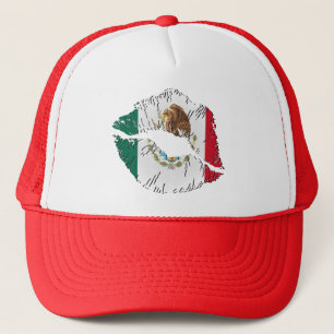 Casquette Lèvres de drapeau mexicain