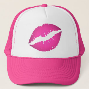 Casquette Lèvres Roses