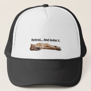 Casquette Lévrier de GVV retiré et l'aimant