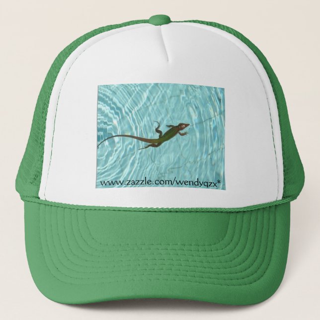 Casquette Lézard de natation (Devant)