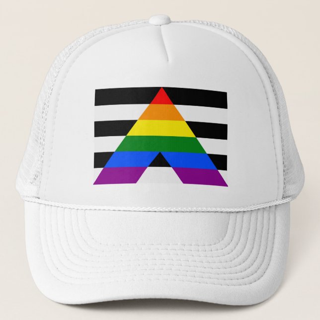 Casquette LGBT Pride Rainbow Fière Ally (Devant)