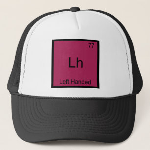 Casquette Lh - Élément chimique symbole drôle gaucher