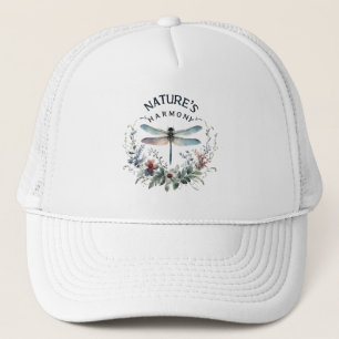 Casquette L'harmonie de la nature - libellule artistique