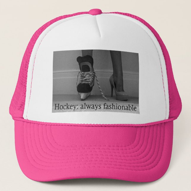 Casquette L'hockey de filles est toujours à la mode (Devant)