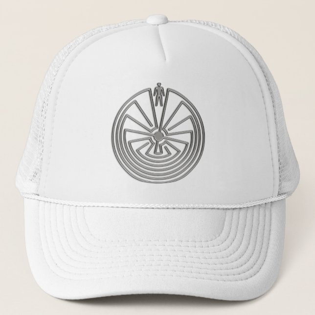 Casquette L'homme dans le Maze - argent (Devant)