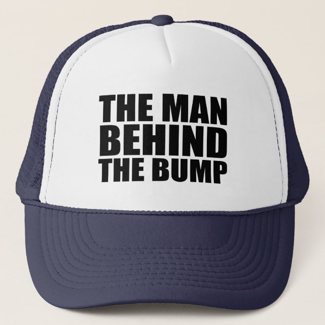 Casquette L'homme derrière le papa drôle de ventre à être (Devant)