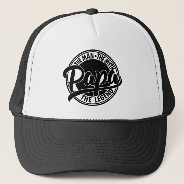 Casquette L'homme le mythe la légende Papa (Devant)