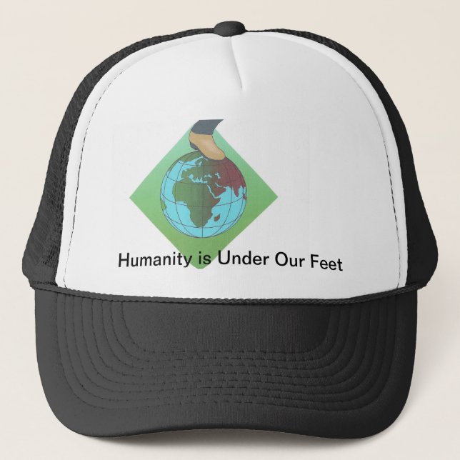 Casquette L'humanité est sous nos pieds… (Devant)