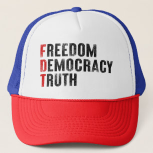 Casquette Liberté Démocratie Vérité