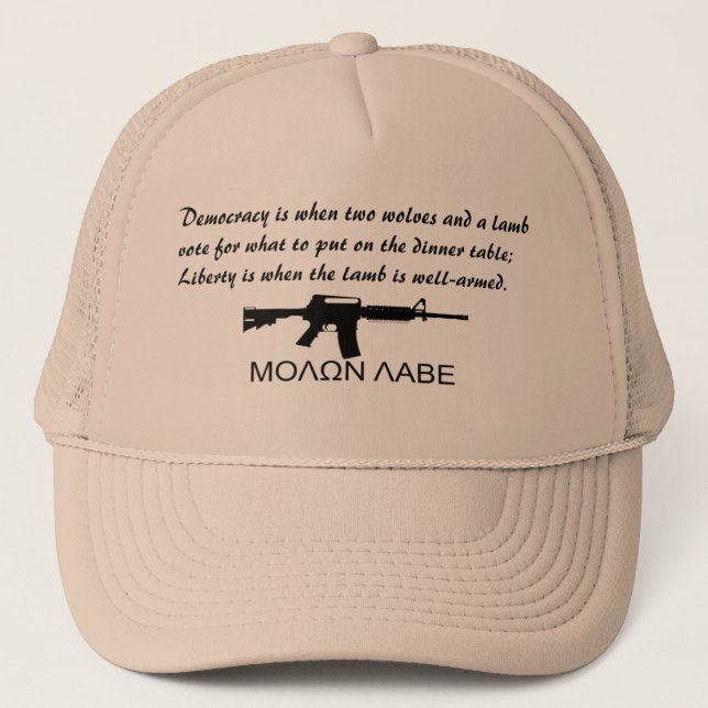 Casquette Liberté expliquée (Devant)