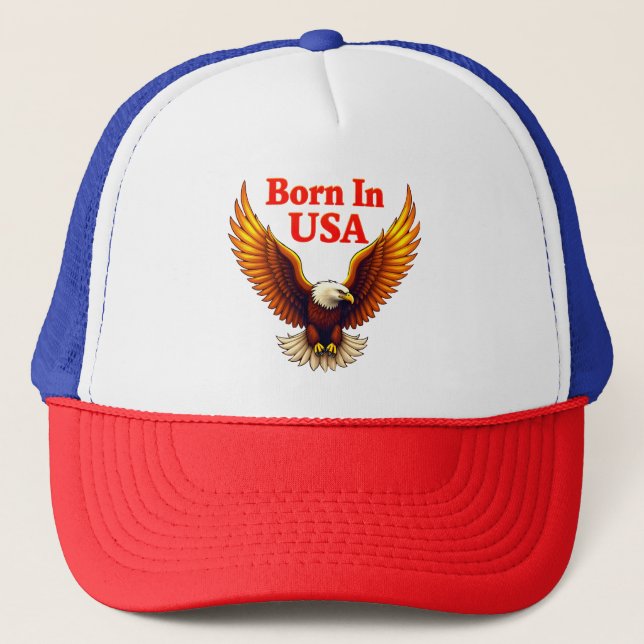 Casquette Liberté majestueuse Comme Aigle American Fearless  (Devant)