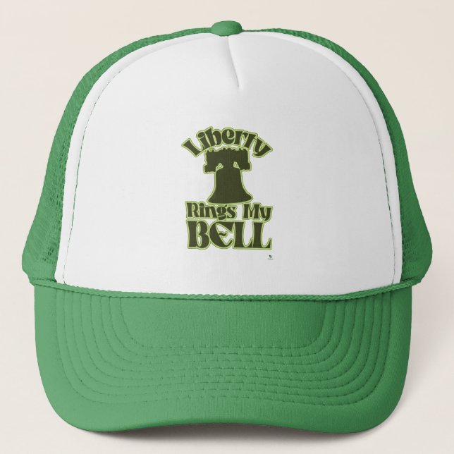 Casquette Liberty Rings My Bell Fun Travel Logo (Devant)