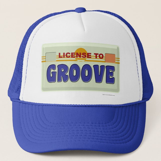 Casquette Licence Groove Fun Party Slogan Art (Devant)