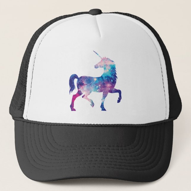 Casquette Licorne magique scintillante (Devant)