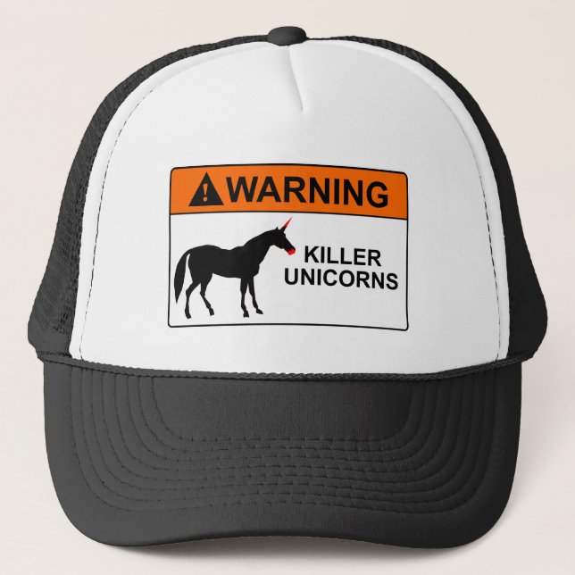 Casquette Licornes de tueur (Devant)