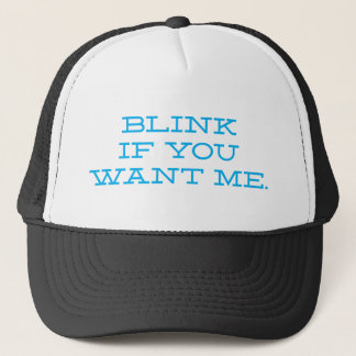 Casquette Lier Si Vous Voulez Moi Drôle Bleu