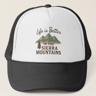 Casquette Life is Better in the Sierra Mountains