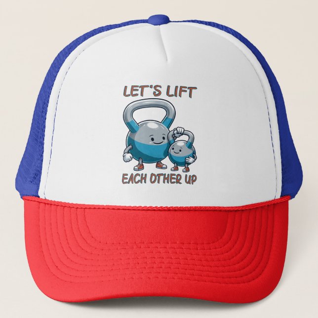 Casquette Lift Together Up Gym Lifting Positive Vibe (Devant)