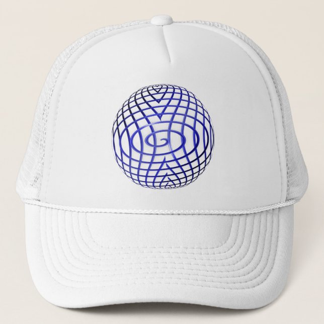 Casquette Ligne bleue mince (Devant)
