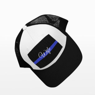 Casquette Ligne Bleue Mince : Femme de police