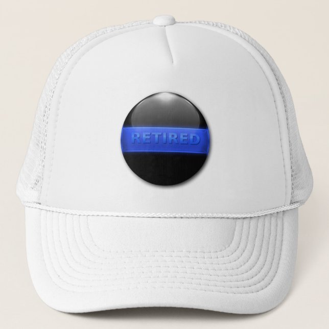 Casquette Ligne bleue mince - Officier retraité (Devant)